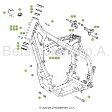 Beta RR350 Racing 4T 18 Rahmen/Ausleger