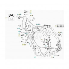 Beta RR390 20 Rahmen/Ausleger