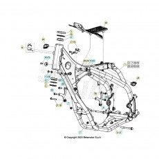 Beta RR390 Racing 24 Rahmen/Ausleger