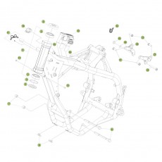 Beta RR430 Racing 15 Rahmen/Ausleger