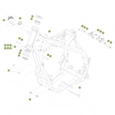 Beta RR430 Racing 16 Rahmen/Ausleger