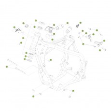 Beta RR450 Cross Country 12 Rahmen/Ausleger