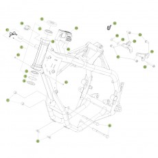 Beta RR450 Racing 13 Rahmen/Ausleger
