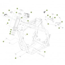 Beta RR450 Racing 14 Rahmen/Ausleger