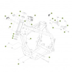 Beta RR480 15 Rahmen/Ausleger