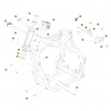 Beta RR480 Racing 15 Rahmen/Ausleger