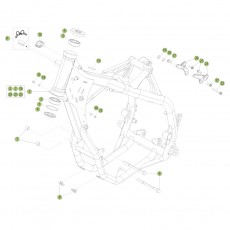 Beta RR480 Racing 16 Rahmen/Ausleger