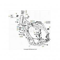 Beta RR480RC 20 4T Rahmen/Ausleger
