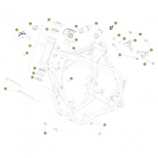 Beta RR498 Factory 12 Rahmen/Ausleger