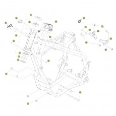 Beta RR498 Racing 14 Rahmen/Ausleger