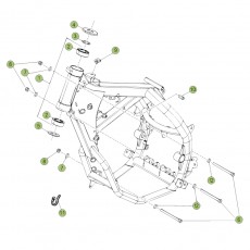 Beta RR50 Factory 13 Rahmen/Ausleger
