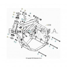 Beta RR50 Motard 24 Rahmen/Ausleger