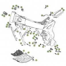 Beta REV250 4T 07 Rahmen Zubehör