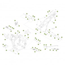 Beta RR125 13 Rahmen/Zubehör