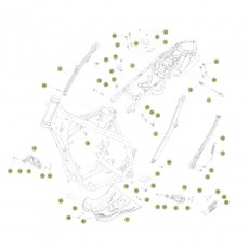 Beta RR250 2T 14 Rahmen Zubehör