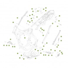 Beta RR250 2T Racing 14 Rahmen Zubehör