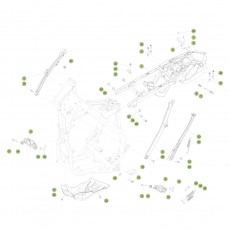 Beta RR250 2T Racing 16 Rahmen Zubehör