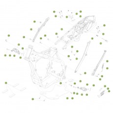 Beta RR450 Racing 14 Rahmen Zubehör