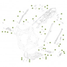 Beta RR480 Racing 16 Rahmen Zubehör