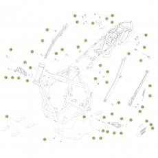 Beta RR498 Racing 14 Rahmen Zubehör