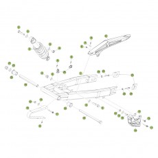 Beta RR50 16 Schwingarm/Federbein