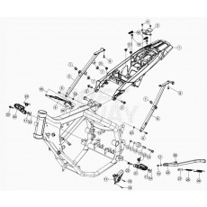 Beta RR50 Street Track 23 Rahmen/Zubehör