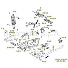 Beta EVO125 17 Schwingarm/Federbein 1