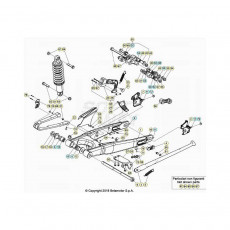 Beta  EVO125 Factory 20 Schwingarm/Federbein