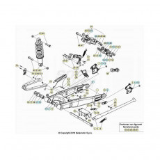 Beta  EVO125 Factory 21 Schwingarm/Federbein