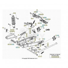 Beta  EVO125 Factory 23 Schwingarm/Federbein