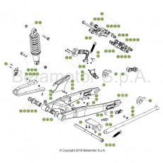 Beta EVO200 17 Schwingarm/Federbein 1