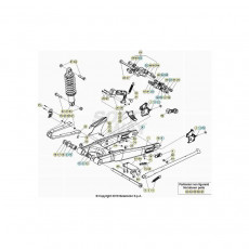 Beta EVO250 21 Schwingarm/Federbein 1