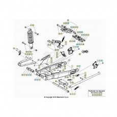 Beta  EVO250 Factory 20 Schwingarm/Federbein