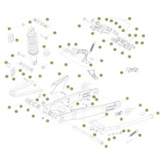 Beta EVO290 11 Schwingarm/Ferderbein