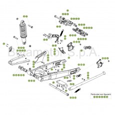 Beta EVO300 Factory 17 Schwingarm/Federbein