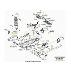 Beta EVO300 Factory 22 Schwingarm/Federbein
