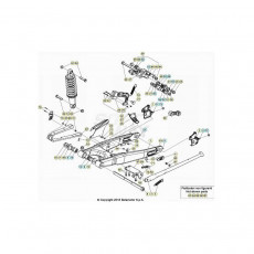 Beta EVO300 Factory 24 Schwingarm/Federbein