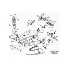 Beta EVO300 Factory 4T 22 Schwingarm/Federbein 1