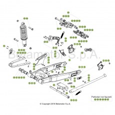 Beta EVO300 SS 17 Schwingarm/Federbein 1