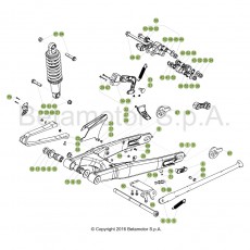 Beta EVO300 SS Factory 17 Schwingarm/Federbein