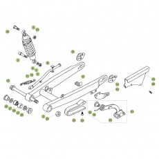 Beta EVO80 16 Schwingarm/Federbein
