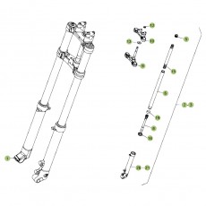 Beta EVO80 Junior 09 Gabel