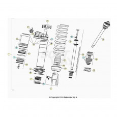 Beta RR125 21 Schwingarm/Federbein 1