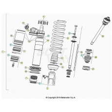 Beta RR200 23 Schwingarm/Federbein 1