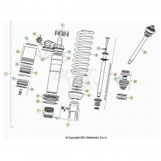 Beta RR200RC 22 Schwingarm/Federbein 1