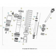 Beta RR250RC 22 Schwingarm/Federbein 1