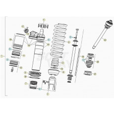 Beta RR250RC 20 Schwingarm/Federbein 1