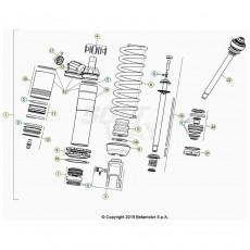 Beta RR300 21 Schwingarm/Federbein 1