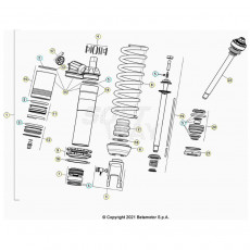 Beta RR300 24 Schwingarm/Federbein 1