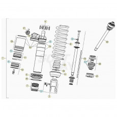 Beta RR300RC 20 Schwingarm/Federbein 1